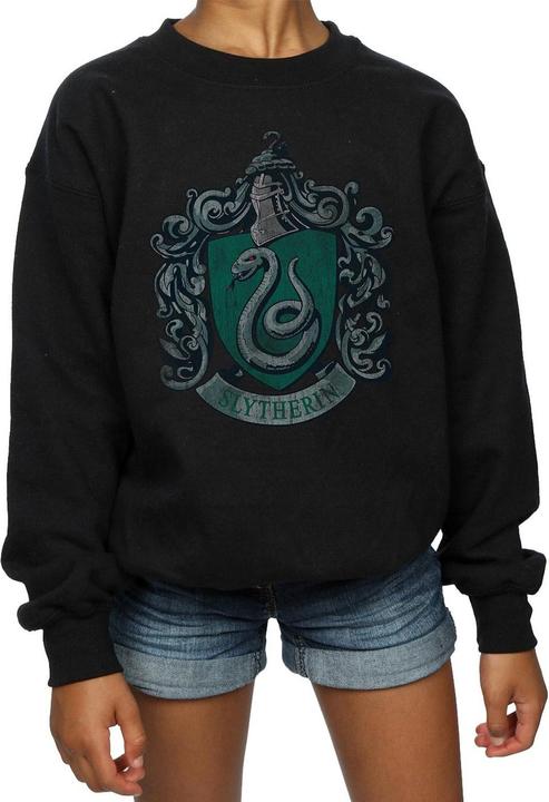 Image du produit Sweat-shirt en coton Slytherin pour filles (140, 146)