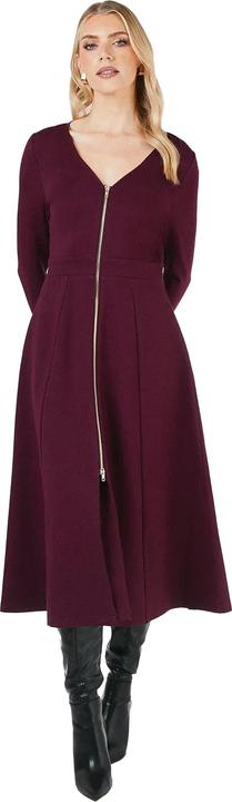 Actual product image Principles Womens/Ladies Ponte Zip Front Midi Dress (42 D)