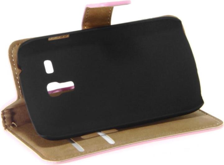 Produktbild OEM Slim Leder Book Case Galaxy S3 mini - rosa (Samsung Galaxy S3 Mini)