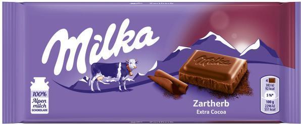 Image du produit Milka Tablette de chocolat noir (100 g)