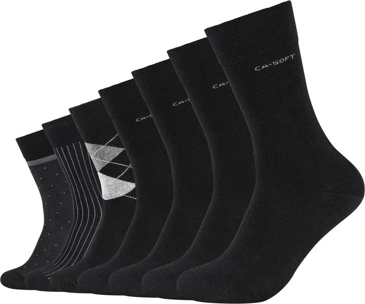 Image du produit Camano Hommes ca-soft chaussettes à motifs différents en boîte 7p (paquet de 7, 43, 46)