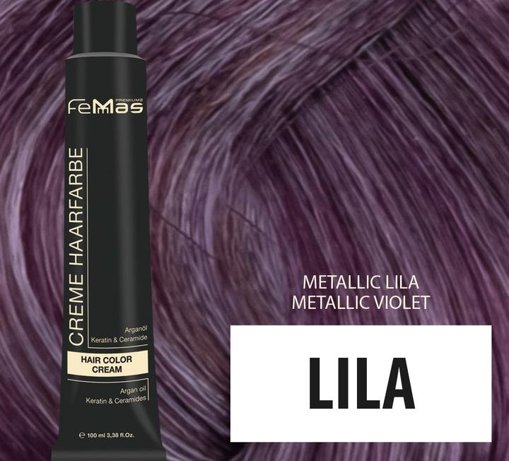Actual product image FemMas Lıla) Hair Color Metallıc 100ml
