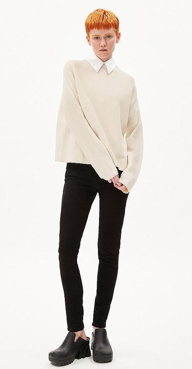Produktbild Armedangels Long Sleeve Merinaa Pullover Left Left Oatmilk (XL)