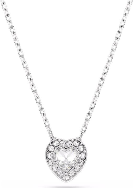 Actual product image Swarovski x Ariana Grande Halskette Verschiedene Schliffe Herz Weiss Rhodiniert (Swarovski Metal)