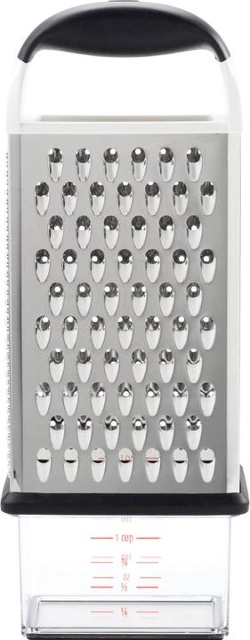 OXO Râpe à 4 faces avec récipient de collecte