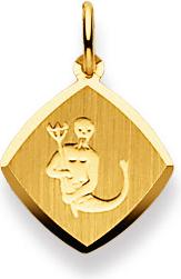 Produktbild Natsumi Schmuck Anhänger Sternzeichen Wassermann Gelbgold 18K/750 (750/18 K Gelbgold)