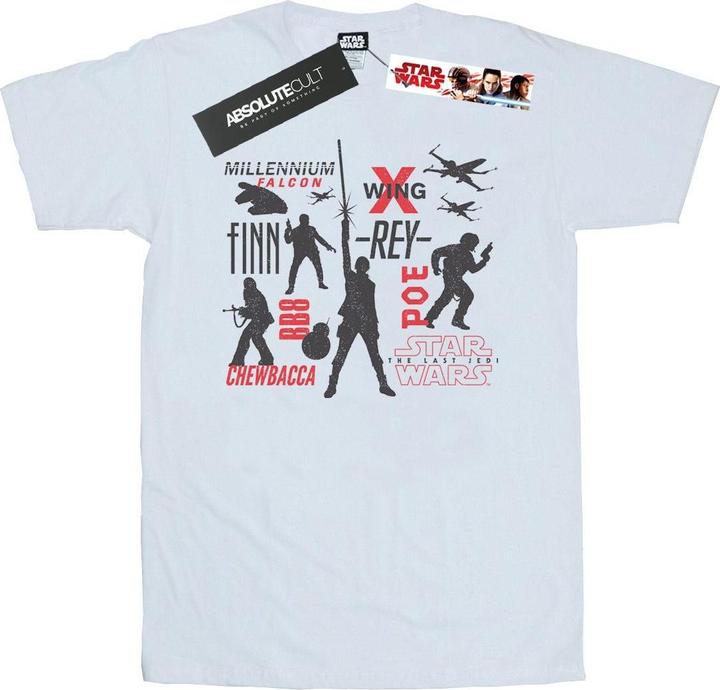 Star Wars The Last Jedi Rebellion Silhouettes TShirt (S)