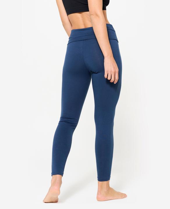 Produktbild Kimjaly Yogahose hoher Bund sanftes Yoga Damen marineblau (W30/L31)