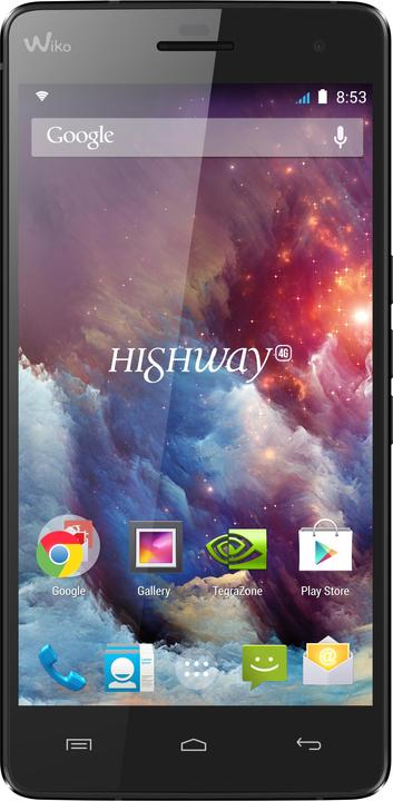 Wiko Highway 4G (16 GB, Black, 5", Single SIM, 16 Mpx, 4G)