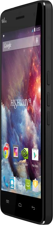Produktbild Wiko Highway 4G (16 GB, Schwarz, 5", Single SIM, 16 Mpx, 4G)