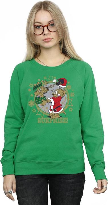 Immagine prodotto Tom & Jerry Christmas Surprise Felpa Donna (L)