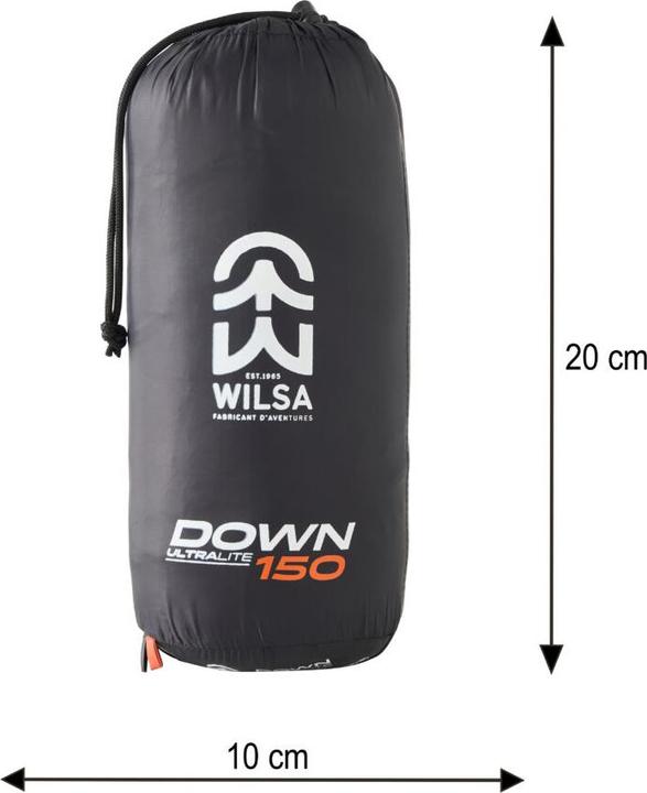 Produktbild Wilsa Schlafsack "Ultralite Down 150" (210 cm)