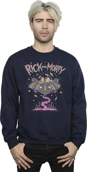 Immagine prodotto Rick And Morty Pink Spaceship Felpa Uomo (S)