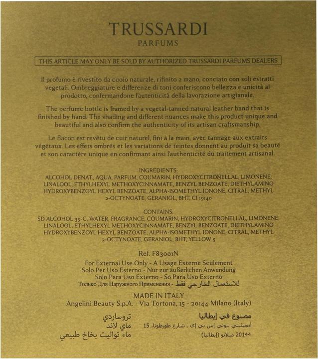 Immagine prodotto Trussardi La mia terra (Eau de toilette, 50 ml)