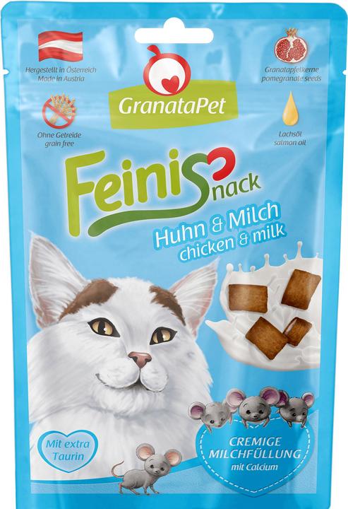 Produktbild Granatapet FeiniSnacks Huhn & Milch 50 g (Adult, 1 Stk., 50 g)