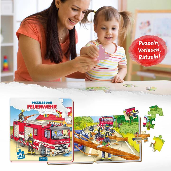 Produktbild Puzzlebuch Feuerwehr (10 Teile)
