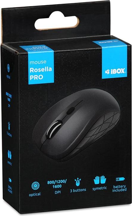 Produktbild iBox Rosella Pro Wireless Mouse Black (Kabellos)