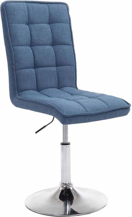 Actual product image Swisshandel24 Set of 2 Dining Chairs Peking V2 Fabric, Blue