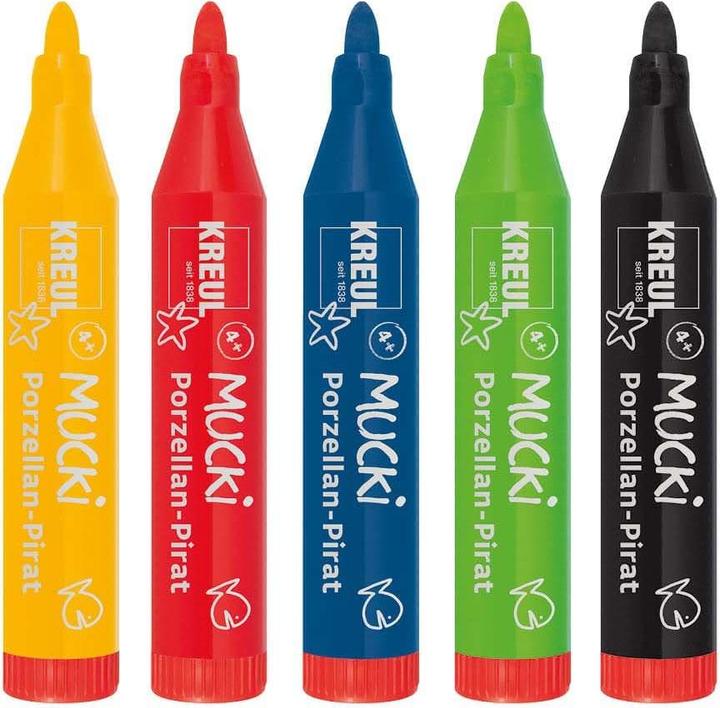 Immagine prodotto Mucki Pirata di porcellana (Giallo, Azzurro, Nero, Verde, Red)