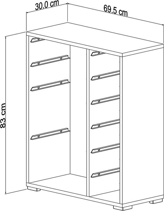Actual product image Homitis Zen Multi Purpose Cabinet