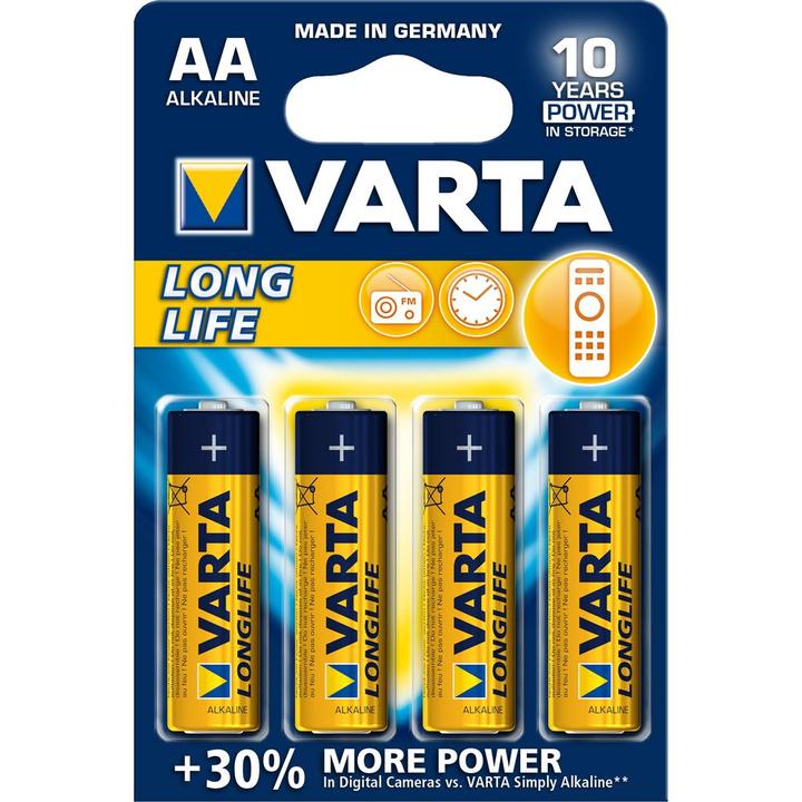 Actual product image Varta Longlife (4 pcs., AA, 2800 mAh)