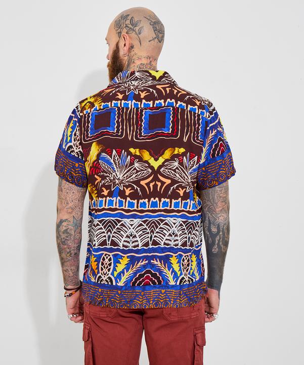 Actual product image Joe Browns Funky Summer Print Short Sleeve Shirt (M)