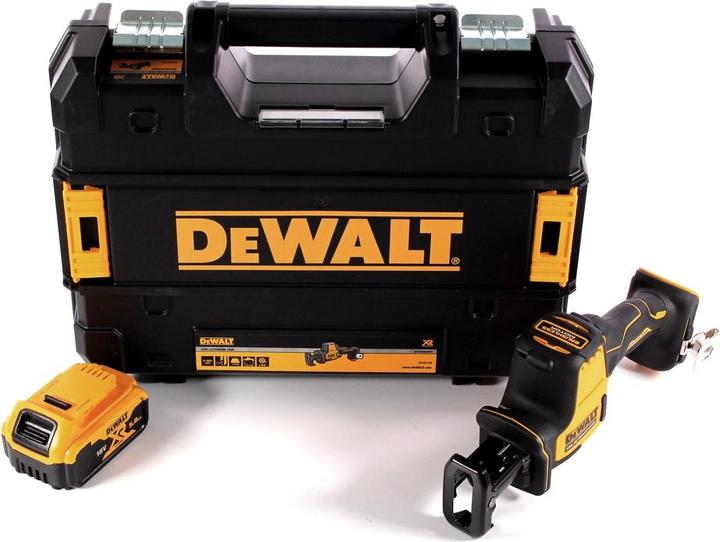 Actual product image DeWalt DCS 369 NT Battery reciprocating saw 18 V + 1x battery 5.0 Ah + TSTAK - without charger