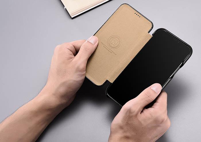Immagine prodotto iCarer Copertina in pelle con patta (Apple iPhone 11 Pro Max)