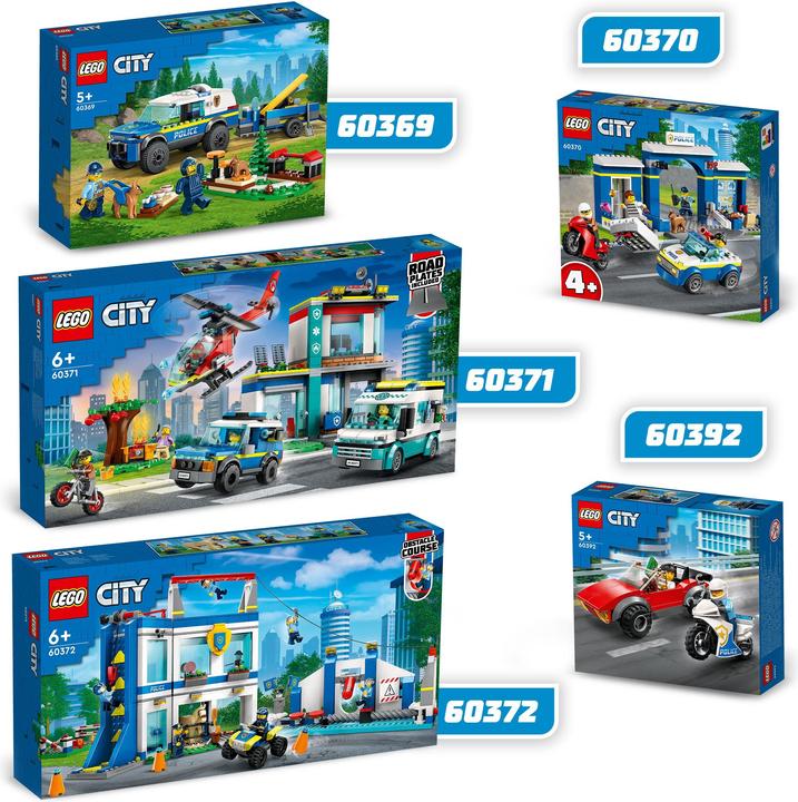 Actual product image LEGO Police motorbike chase (60392, LEGO City)