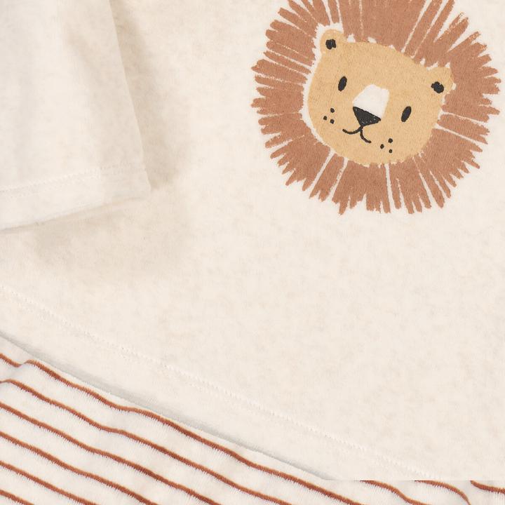 Produktbild La Redoute Collections Samt-Pyjama Löwe und Streifen (94)