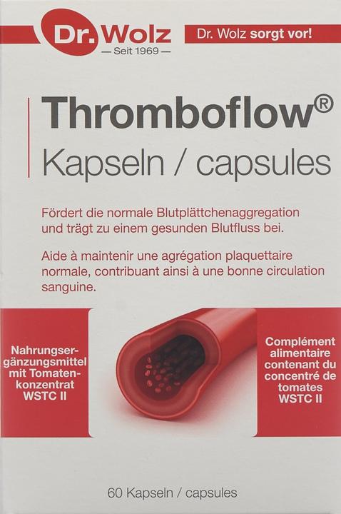 Image du produit Dr. Wolz Débit de thrombine (60 pièce(s), Capsules, 47 g)