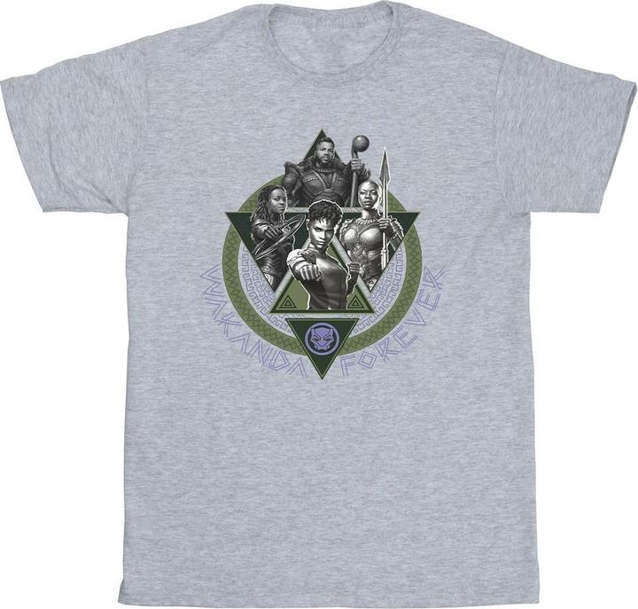 Produktbild Black Panther Wakanda Forever Group Ring Pose TShirt (4XL)