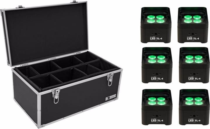 Image du produit Eurolite Set 6x LED TL-4 Trusslight + Case