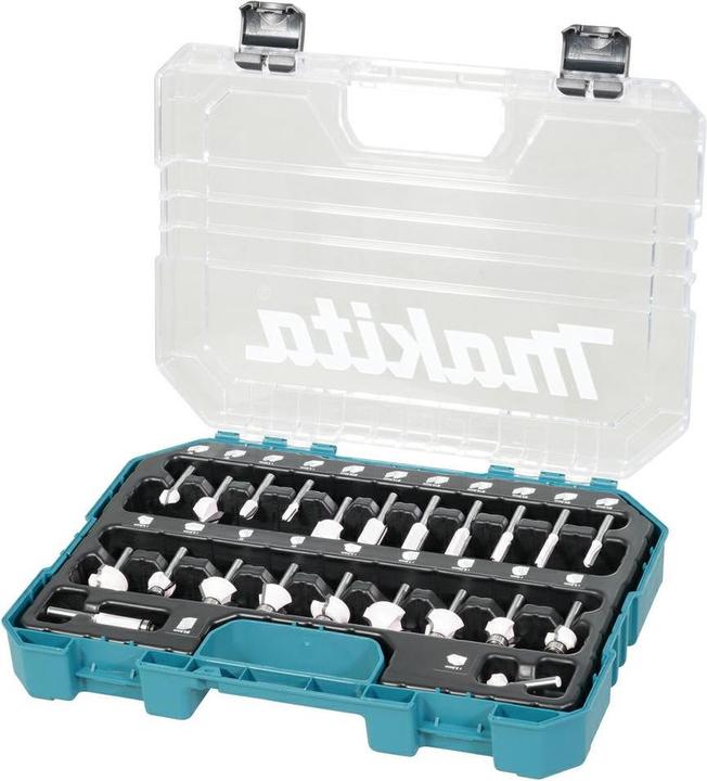 Produktbild GCS MAKITA ZESTAW FREZÓW 22szt. 6mm UNIWERSALNE (6 mm)