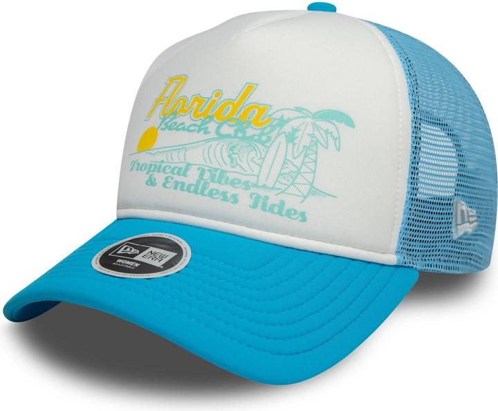 New Era Damen A-Frame Trucker Cap - Florida Beach Club