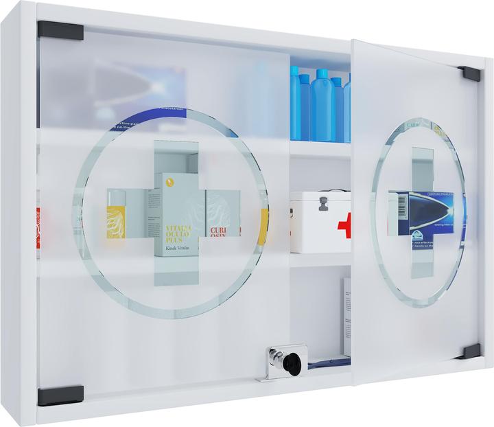 Produktbild VCM Medizinschrank Arzneischrank Hustila M (40 x 60 x 10 cm)
