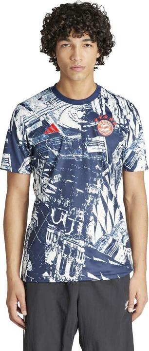 Actual product image adidas Mens Pre-Match FC Bayern Munich Jersey (M)