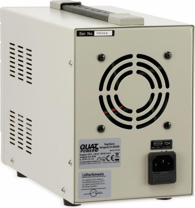 Immagine prodotto QuatPower Alimentatore LN-3003XE, LED 0...30V-, 0...3A, prese/terminali