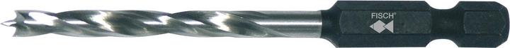 Produktbild Fisch Holzspiralbohrer mit 1/4" Bit Aufnahme DIN3126 Holzbohrer Bohrer ø 3mm HSS (3 Millimeter)