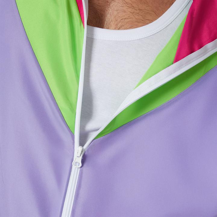 Immagine prodotto tectake Completo da uomo retrò anni '80,'90,jogging,abbigliamento sportivo (L)