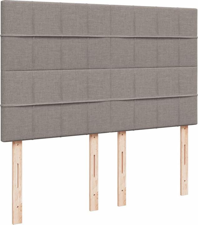 Immagine prodotto VidaXL Letto a molle con materasso Letto matrimoniale Letto imbottito Taupe 140x200cm (140 x 200 cm, 140 x 200 cm)