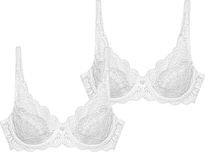 Actual product image Triumph Amourette 300 underwired bra (70 E, pack of 2)