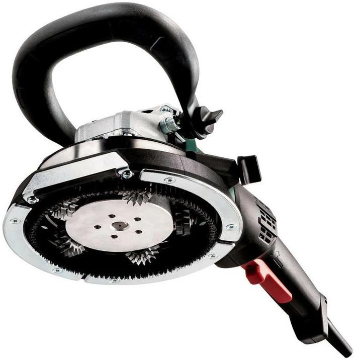 Actual product image Metabo Renovation router RFEV 19-125 RT with cutter head pointed tooth plastic case