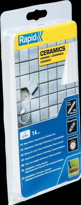 Rapid Keramik Klebesticks Ø12x190mm 14 Stück