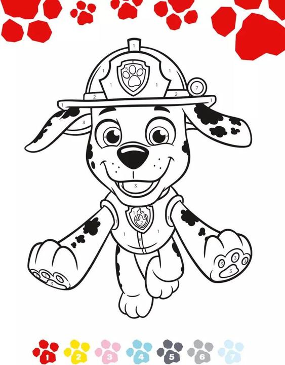 Produktbild PAW Patrol: Malen nach Zahlen