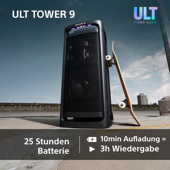 Immagine prodotto Sony ULT Tower 9 (25 h, Corrente elettrica, Batteria ricaricabile)