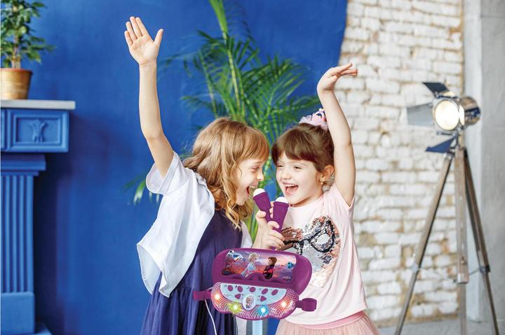 Image du produit Lexibook S160FZ Disney Frozen La Reine des Glaces Enceinte sur pied pour enfants, jeu musical