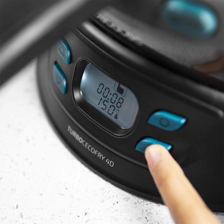 Produktbild Cecotec Heissluftfritteuse Turbo Cecofry 4D Healthy 1350 W Blau Schwarz 3 L (EU-Stecker)