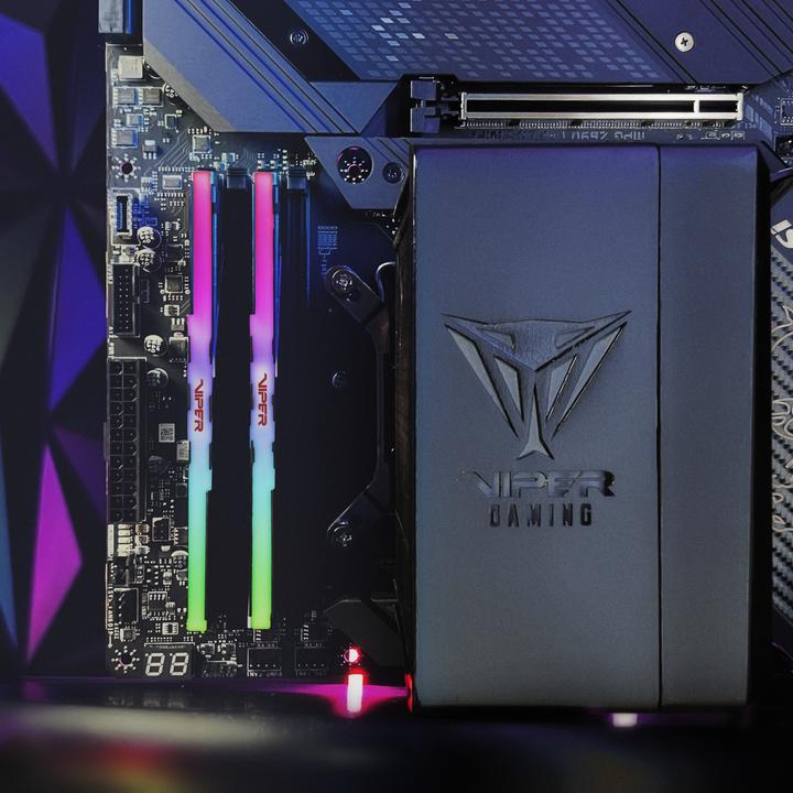 Actual product image Patriot Viper Venom RGB 32GB DDR5 6200-40, PVVR532G620C40K (2 x 16GB, 6200 MHz, DDR5 RAM, U-DIMM)