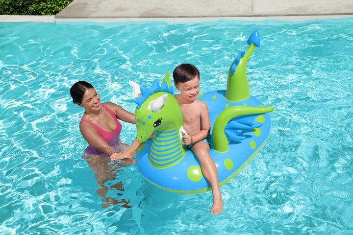 Productafbeelding Bestway Opblaasbaar figuur fantasie draak ride-on